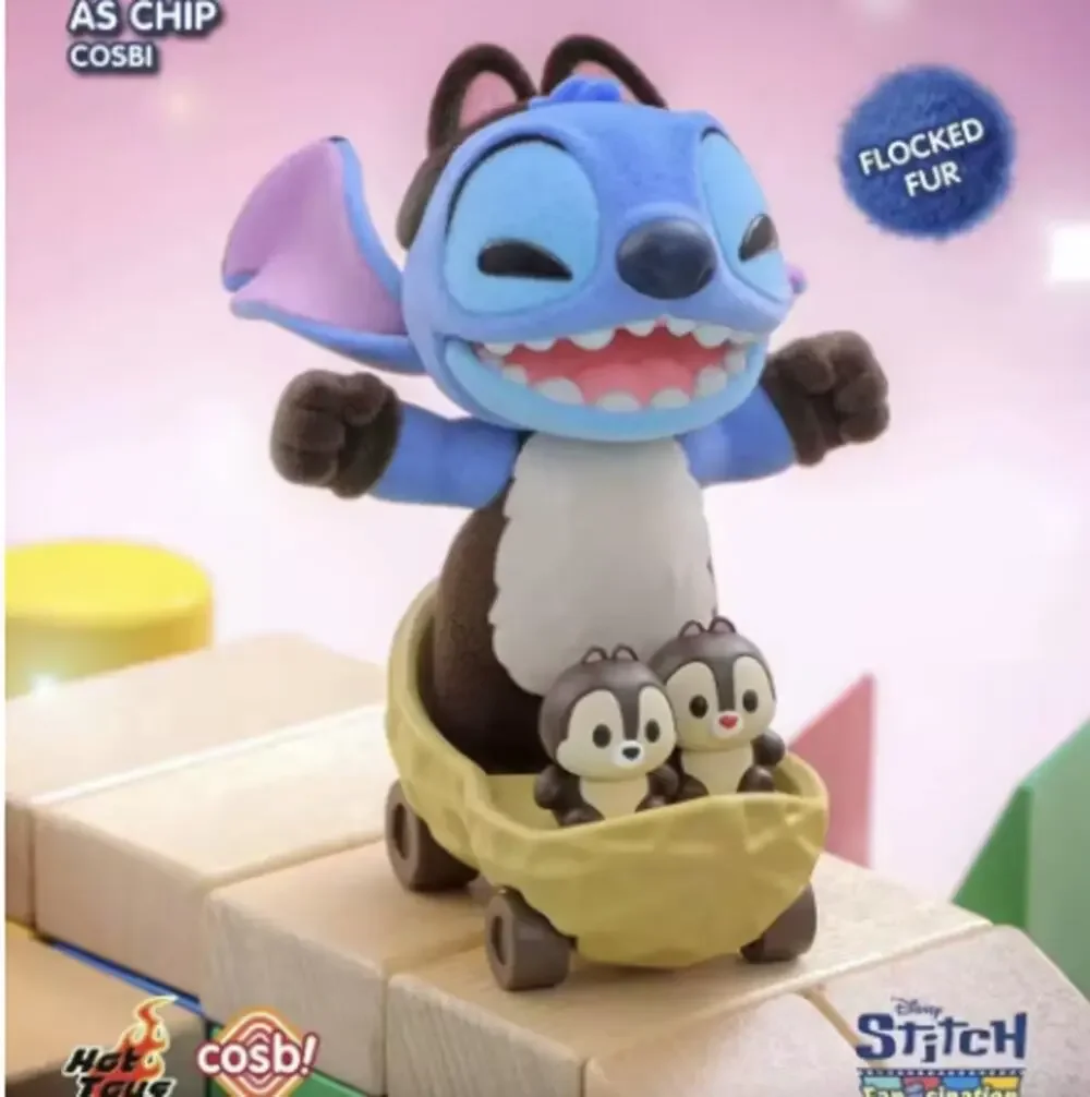 Disney x Cosbi x Mickey & Friends Fancination, Chip'N Dale Stitch Figure - New